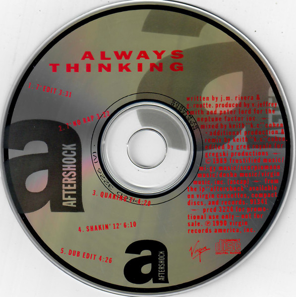 Aftershock – Always Thinking (1990, CD) - Discogs