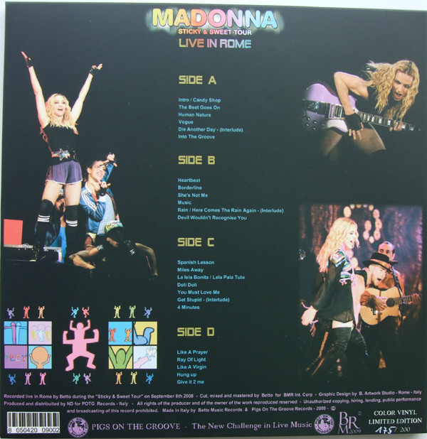 Album herunterladen Madonna - Sticky Sweet Tour Live In Rome