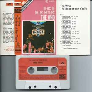 Pochette de l'album The Who - The Best Of The Last Ten Years - '64 - '74