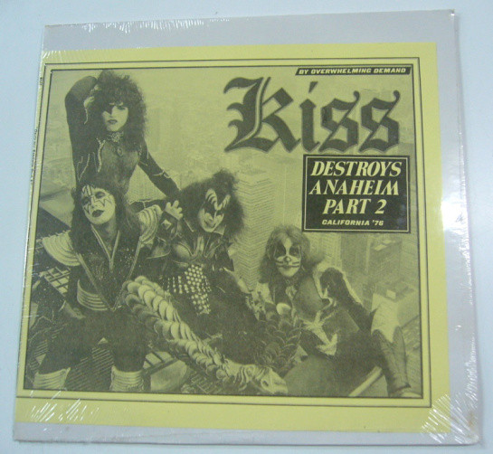 未開封 KISS destroys anaheim part 2 レコード未開封