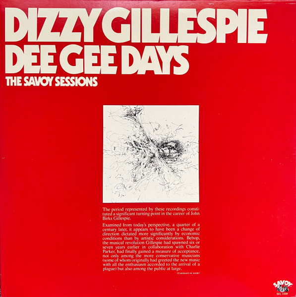 Dizzy Gillespie – Dee Gee Days (1976, Vinyl) - Discogs