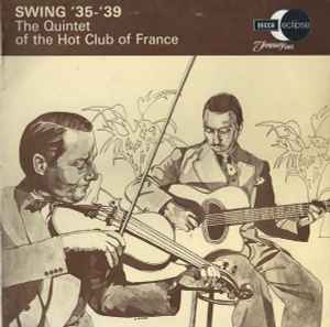 Quintette Du Hot Club De France - Swing '35-'39 album cover