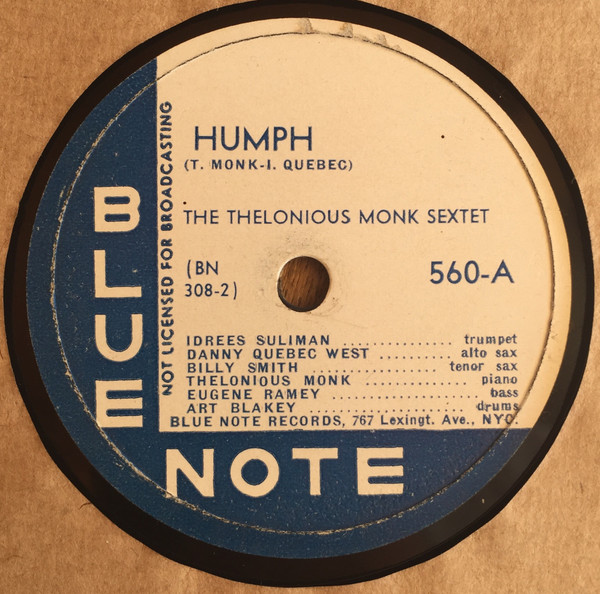 The Thelonious Monk Sextet, The Thelonious Monk Quartet - Humph