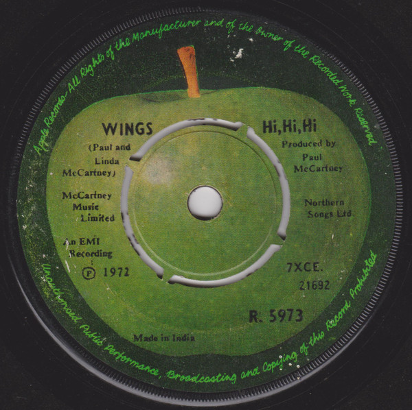 Wings - Hi, Hi, Hi / C Moon | Releases | Discogs