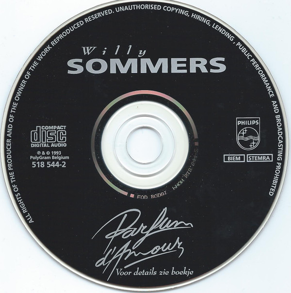 télécharger l'album Willy Sommers - Parfum DAmour
