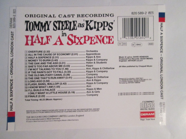 Album herunterladen Harold Fielding - Tommy Steele In Half A Sixpence