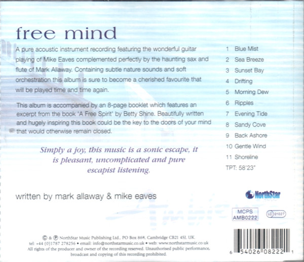descargar álbum Mark Allaway, Mike Eaves - Free Mind
