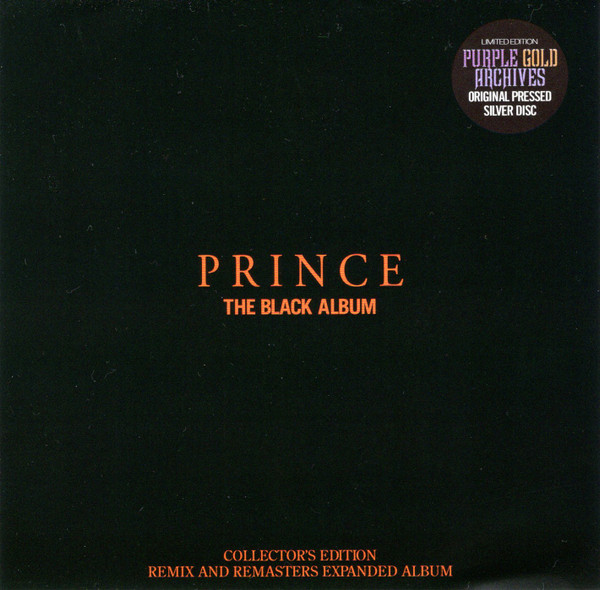 Prince – The Black Album (Collector's Edition) (2018, CD) - Discogs