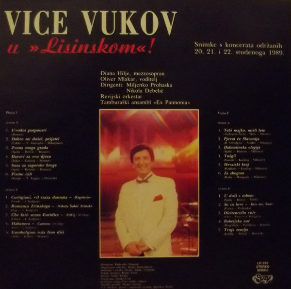 last ned album Vice Vukov - Vice Vukov U Lisinskom