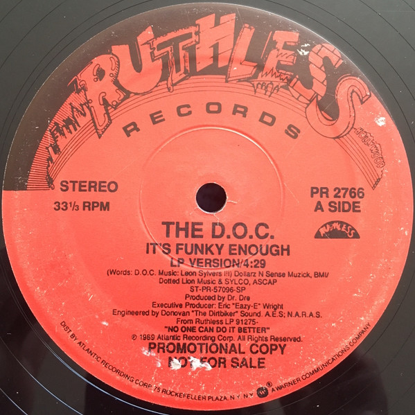 The D.O.C. – It's Funky Enough / No One Can Do It Better (1989