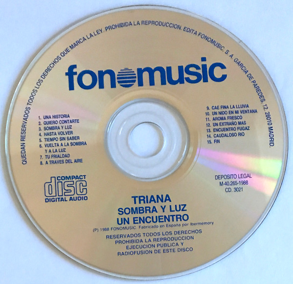 ladda ner album Triana - Sombra Y Luz Un Encuentro