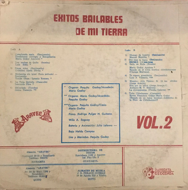 lataa albumi Paquito Godoy - Exitos Bailables De Mi Tierra Vol 2