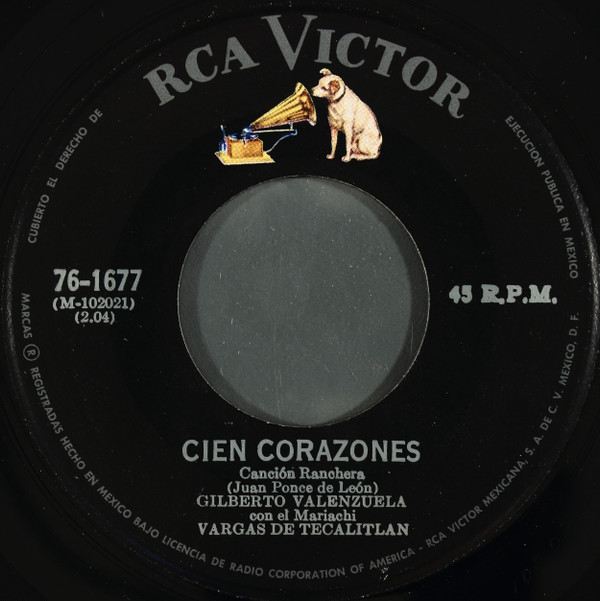 baixar álbum Gilberto Valenzuela Con El Mariachi Vargas De Tecalitlan - Cien Corazones