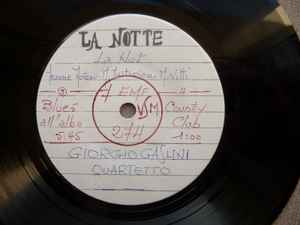 Giorgio Gaslini Quartet - "La Notte" album cover