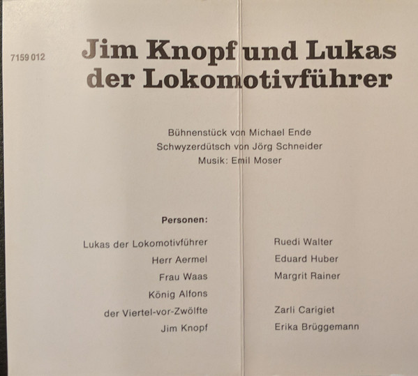 télécharger l'album Michael Ende - Jim Knopf Und Lukas Der Lokomotivführer