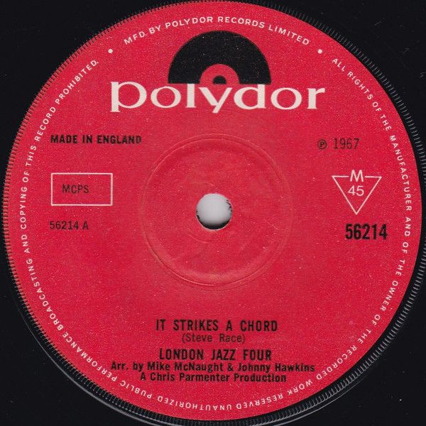 London Jazz Four – It Strikes A Chord (1967, Solid Centre, Vinyl