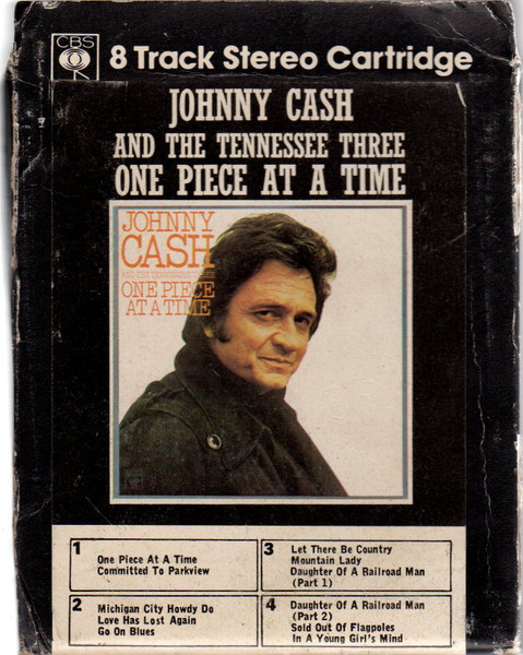 Johnny Cash One Piece at a Time {LYRICS ON SCREEN} 