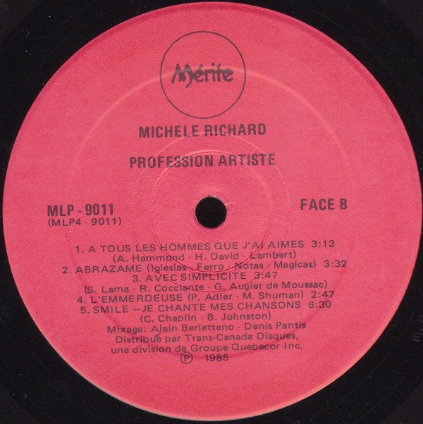 télécharger l'album Michèle Richard - Profession Artiste