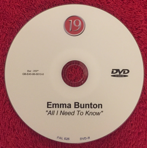 lataa albumi Emma Bunton - All I Need To Know