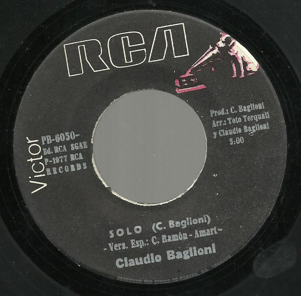 Claudio Baglioni – Solo (En Español) (1977, Vinyl) - Discogs