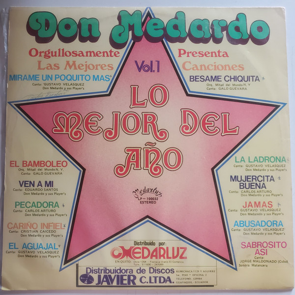 ladda ner album Don Medardo Y Sus Players - Orgullosamente Presenta Lo Mejor Del Año Vol 1