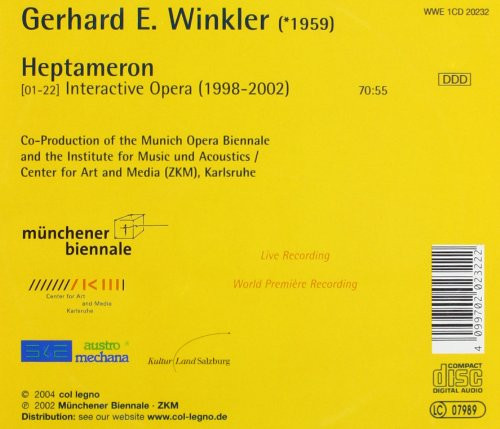 télécharger l'album Gerhard E Winkler - Heptameron
