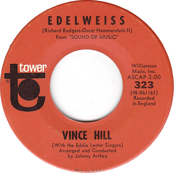 Vince Hill Edelweiss 1967 Vinyl Discogs