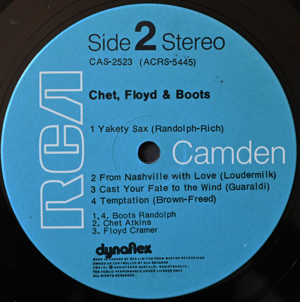 baixar álbum Chet Atkins Floyd Cramer Boots Randolph - Chet Floyd Boots