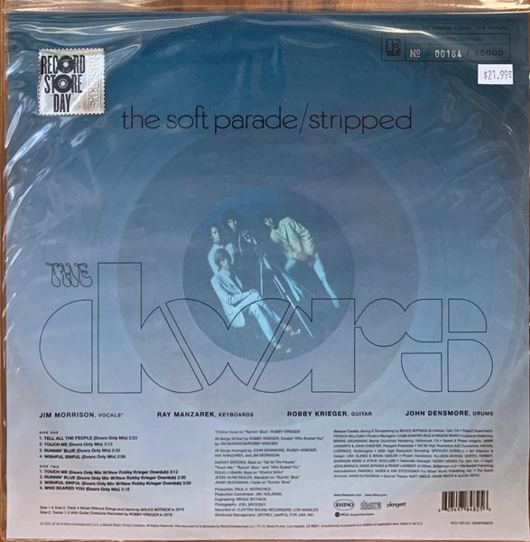 The Doors – The Soft Parade / Stripped (2020, Clear, Vinyl) - Discogs