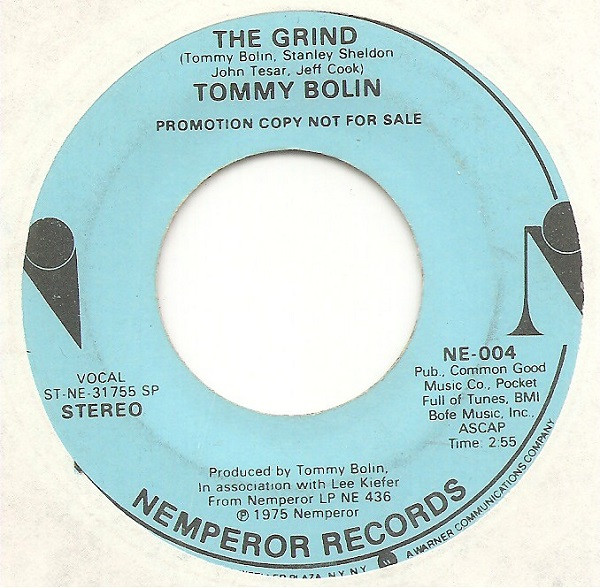 Tommy Bolin – The Grind (1975, SP - Specialty Pressing, Vinyl