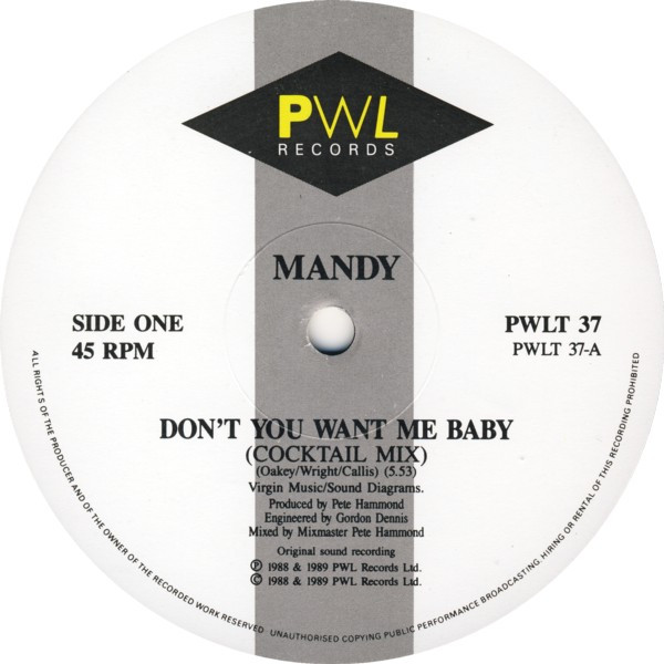 last ned album Mandy - Dont You Want Me Baby