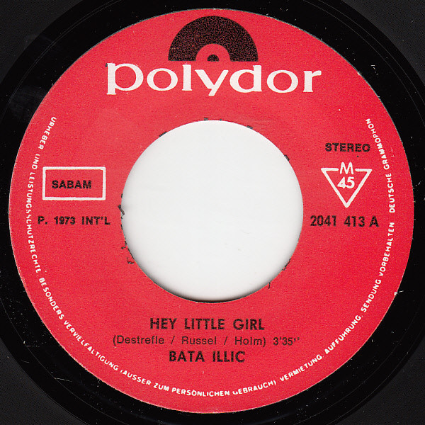 descargar álbum Bata Illic - Hey Little Girl