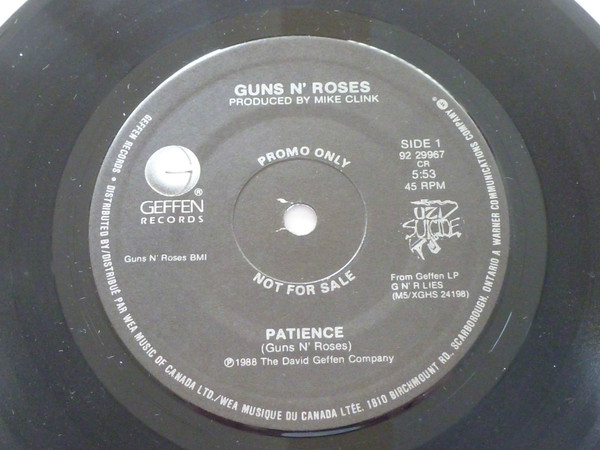 Patience - Guns N' Roses - VAGALUME