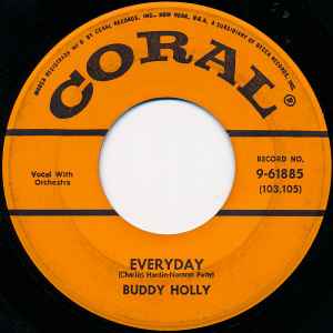Buddy Holly - Everyday / Peggy Sue album cover