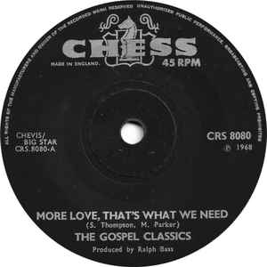 The Gospel Classics - More Love, That's What We Need album cover