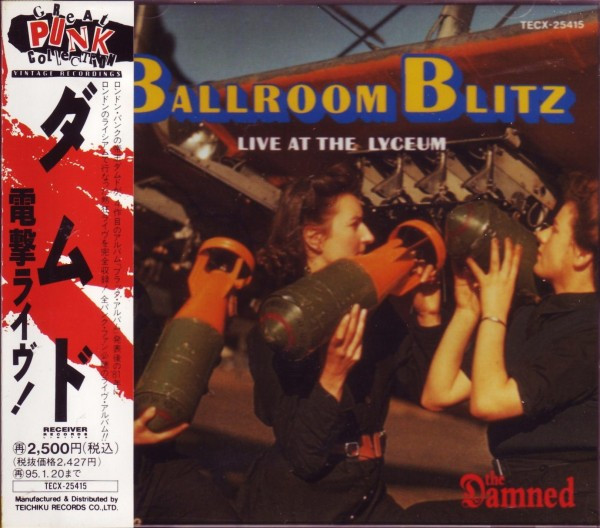 CD 国内盤 帯付 ダムド電撃ライヴ！ The Damned Ballroom Blitz Live At The Lyceum