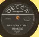 Cover of Three O'clock Thrill / When, 1958, Shellac