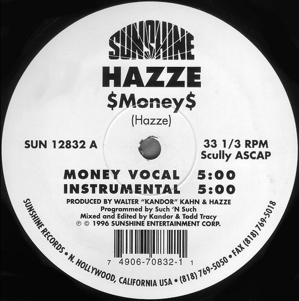 Hazze – $Money$ (1996, Vinyl) - Discogs