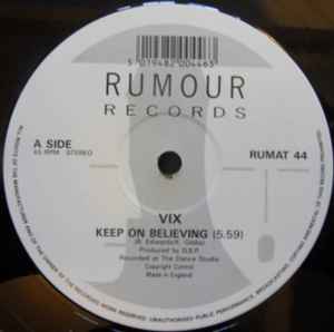 Vix - Keep On Believing album cover