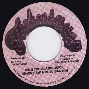 Tenor Saw - Ring The Alarm Quick album cover