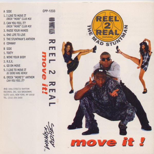 Reel 2 Real FT Mad Stuntman Go On Move 94 12 1994 STRICLY RHYTHM SR12256  HOUSE 海外 即決-
