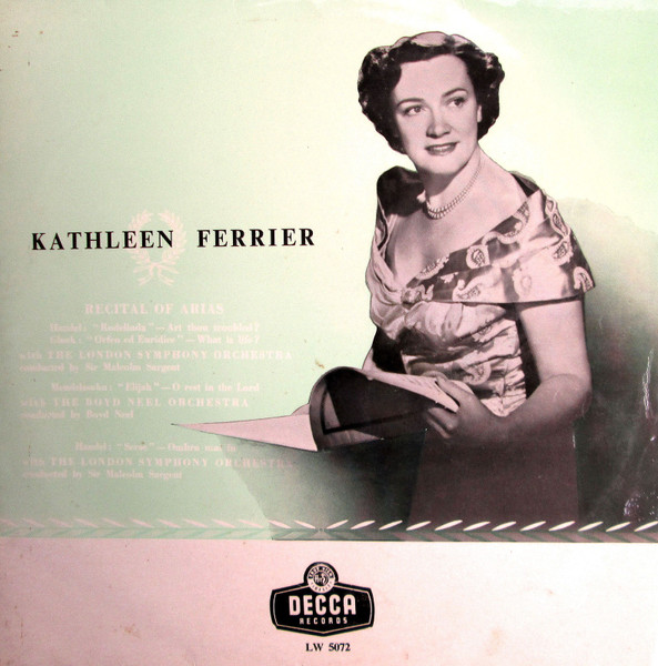 Kathleen Ferrier – Recital Of Arias (1961, Vinyl) - Discogs