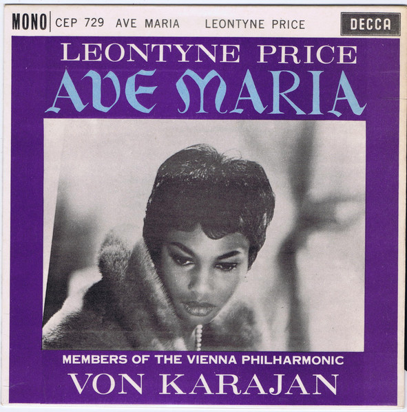 Leontyne Price, von Karajan – Ave Maria (1963, Vinyl) - Discogs