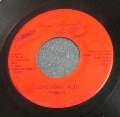 Reggie S – Love Song (1983, Vinyl) - Discogs