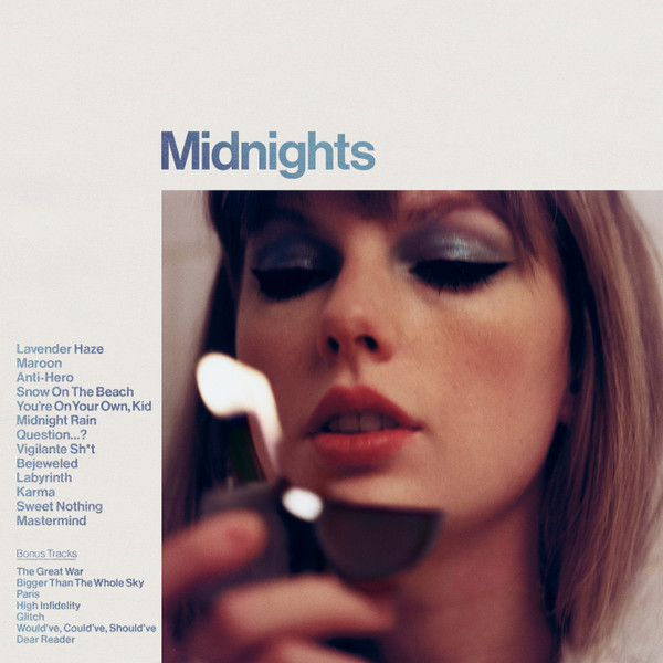 Taylor Swift – Midnights (2022, Blue Translucent Marbled 