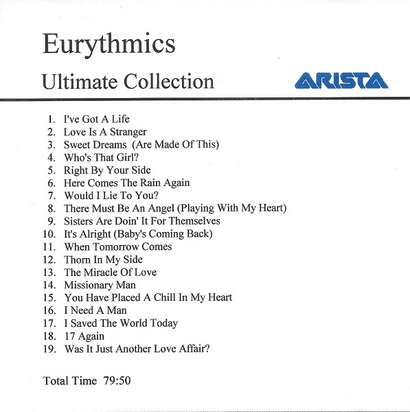 Eurythmics - Ultimate Collection | Releases | Discogs