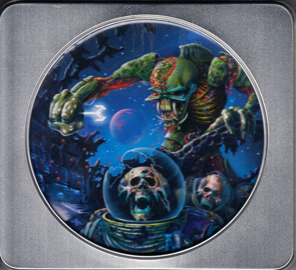 SGH SERVICES Iron Maiden The Final Frontier Rock Music Mini Disco de Vinilo Dorado Firmado en CD 