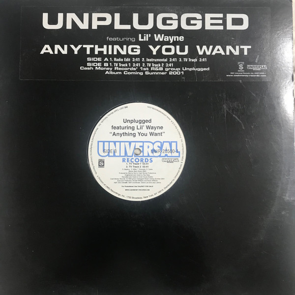 Official feat. Lil' Wayne – Anything You Want (2001, CD) - Discogs