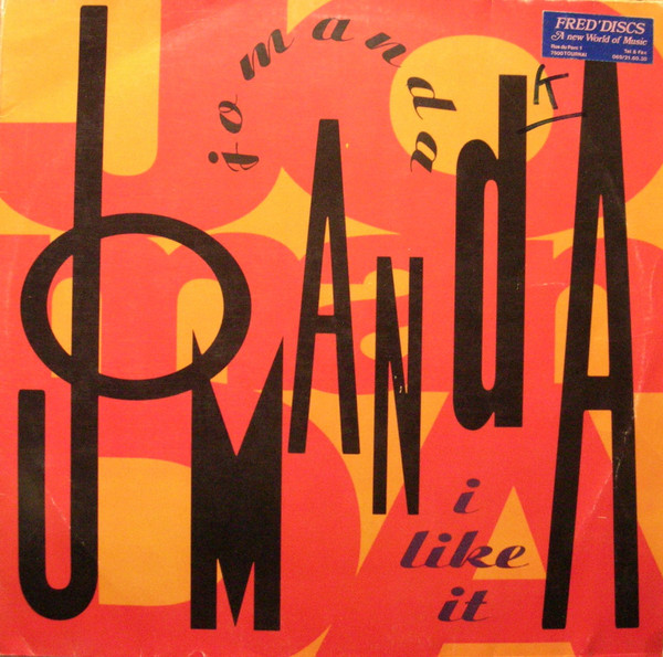 Jomanda – I Like It (1993, Vinyl) - Discogs