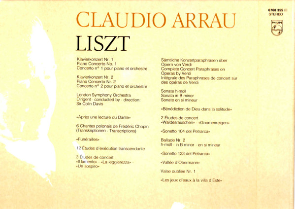 ladda ner album Liszt Claudio Arrau - Arrau Edition